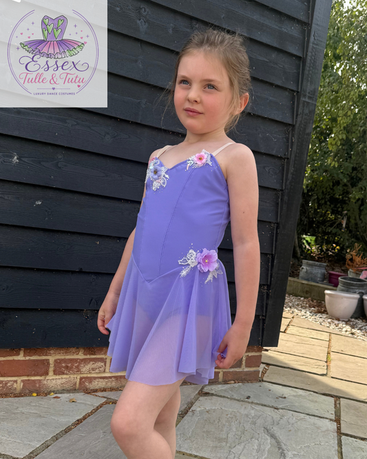 Lyrical Ballet Dress Childs Small Lilac