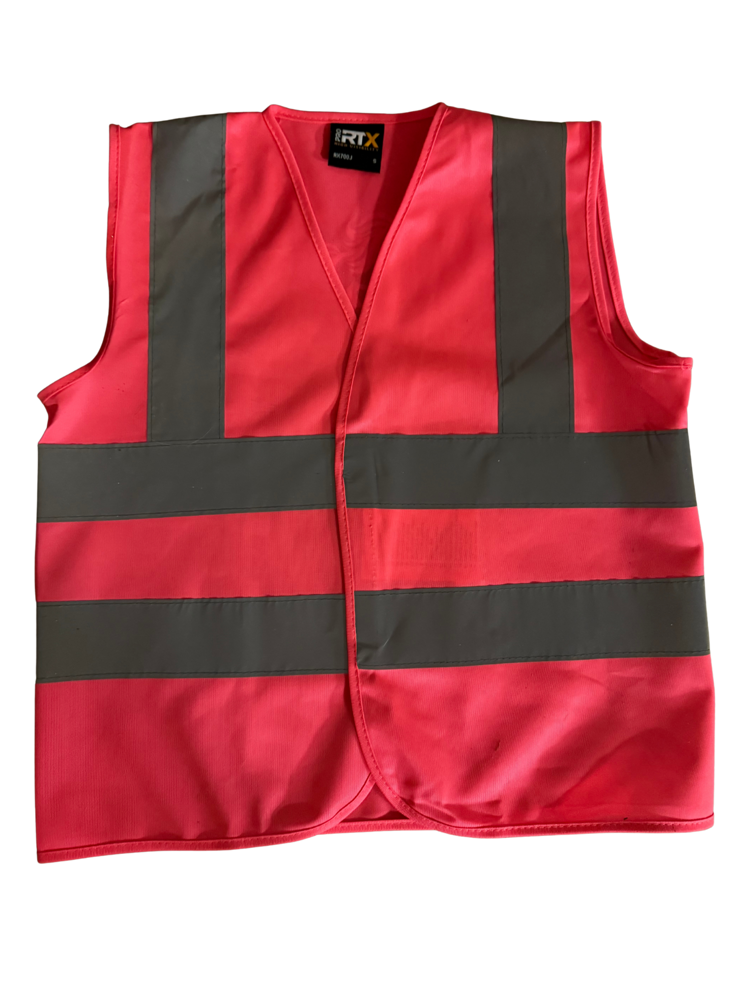 Kids hi vis vest pink - Young Rider Please Pass Wide & Slow