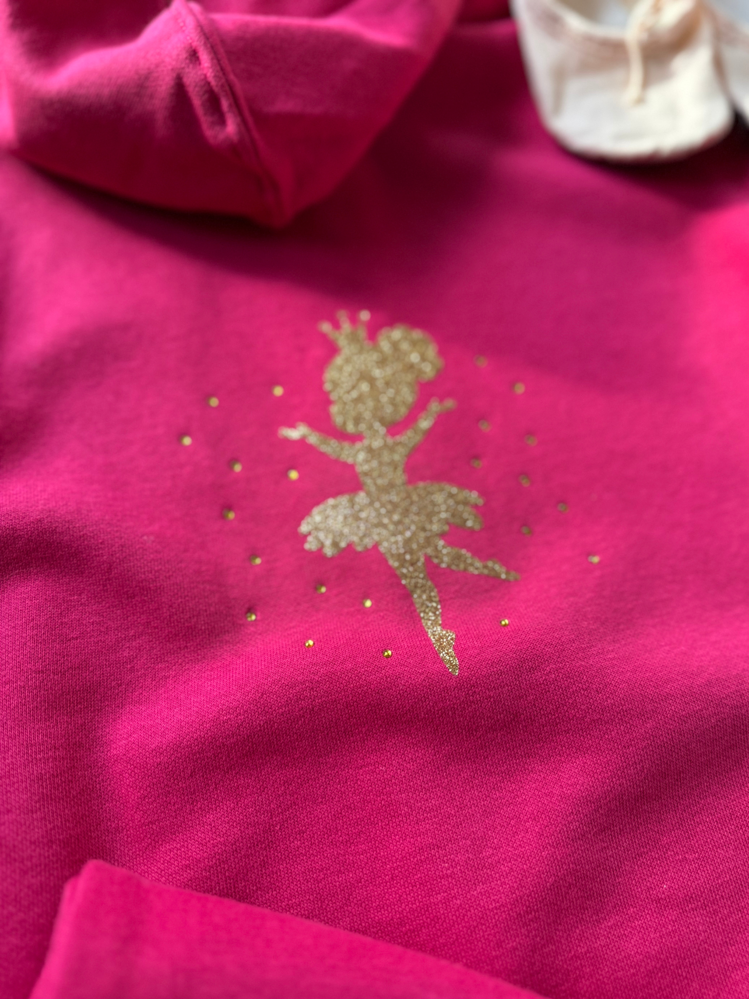 Personalised Ballerina Onesie Hot Pink