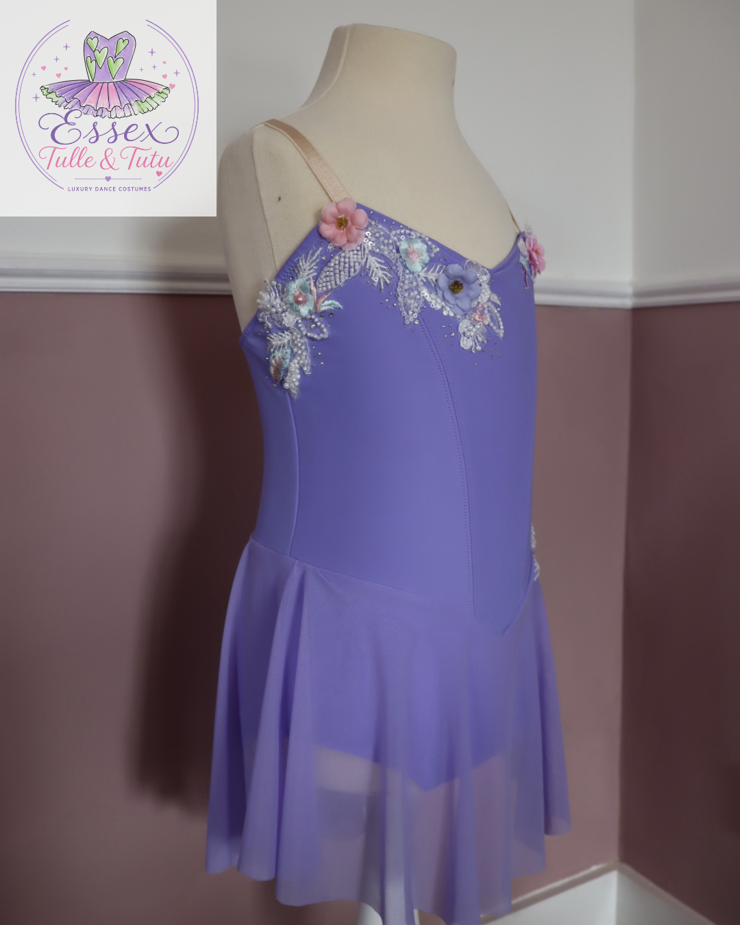 Lyrical Ballet Dress Childs Small Lilac