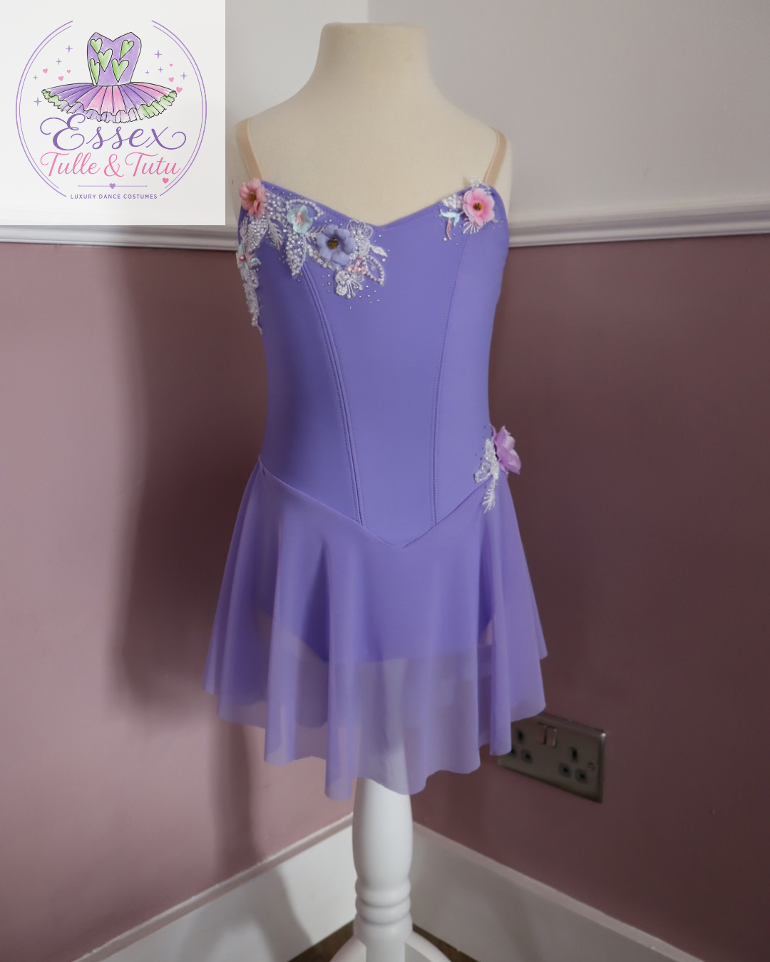 Lyrical Ballet Dress Childs Small Lilac
