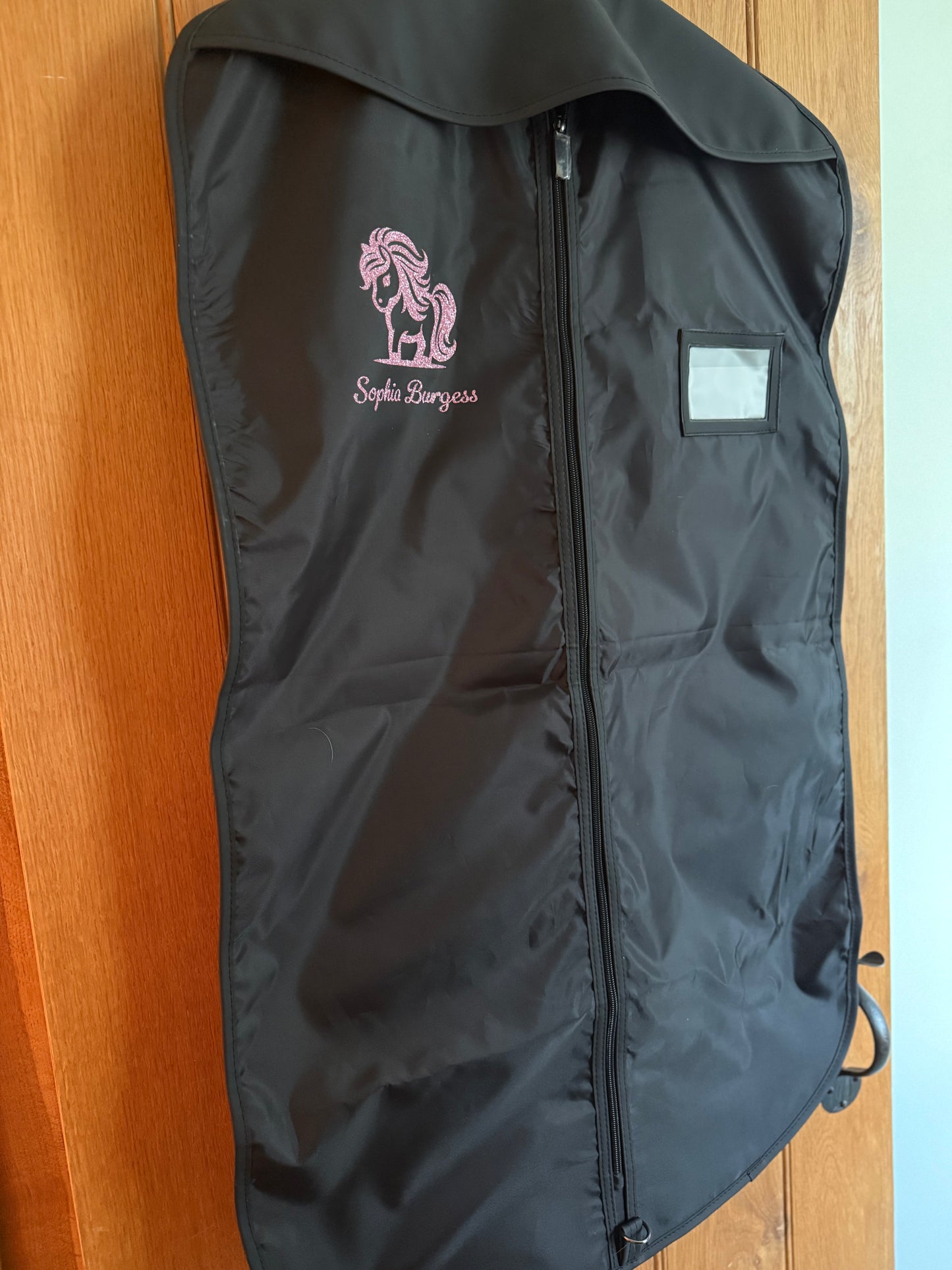 Personalised Show Jacket Cover Pink Pony design