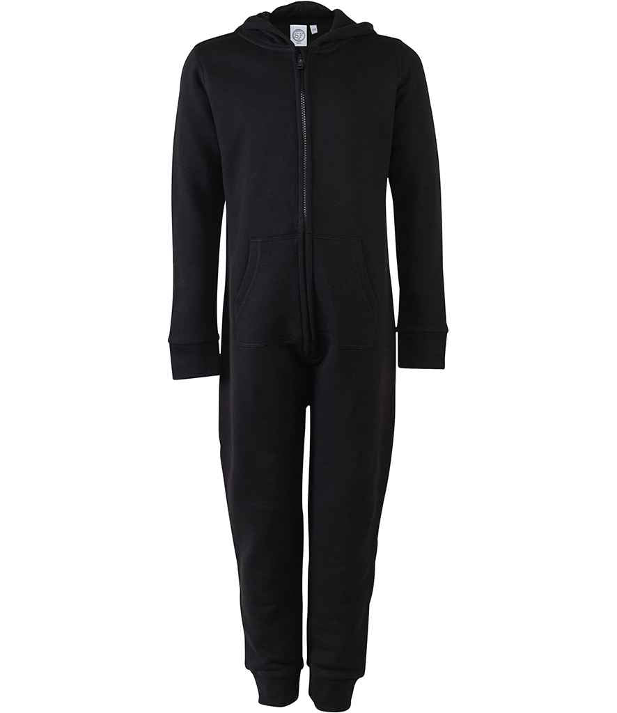 Personalised Pony Onesie Black with Blue Pony Logo and name