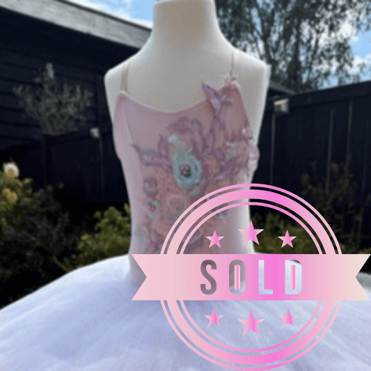 Ballerina Pancake Tutu Pink Fairy Dream Sparkle 4/5yrs - Bespoke By Sophia