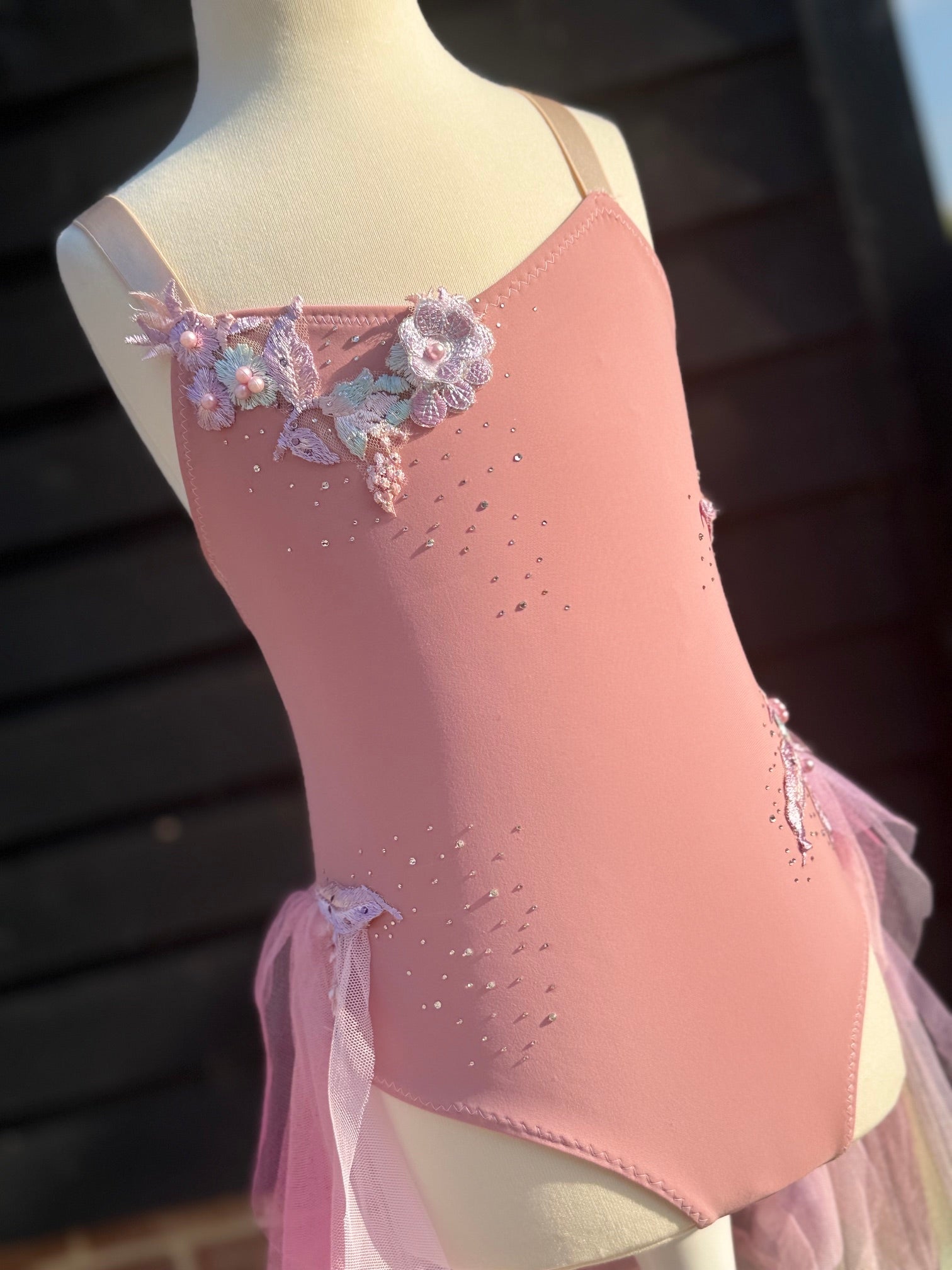 Dance Dress for Lyrical Pink Rainbow 6/7yrs - Bespoke By Sophia