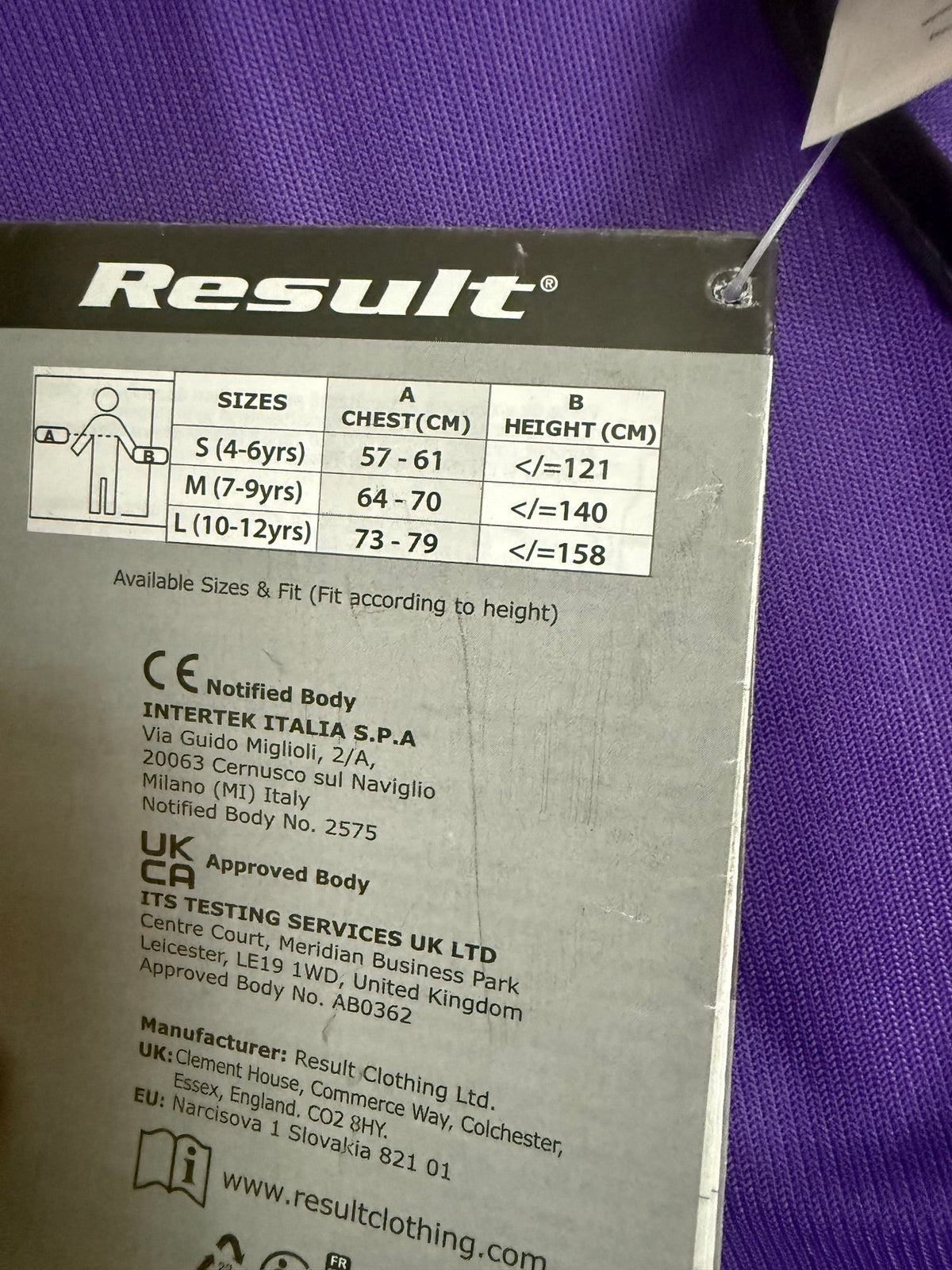 Kids hi vis vest purple - Princess Please Pass Wide & Slow - Bespoke By Sophia