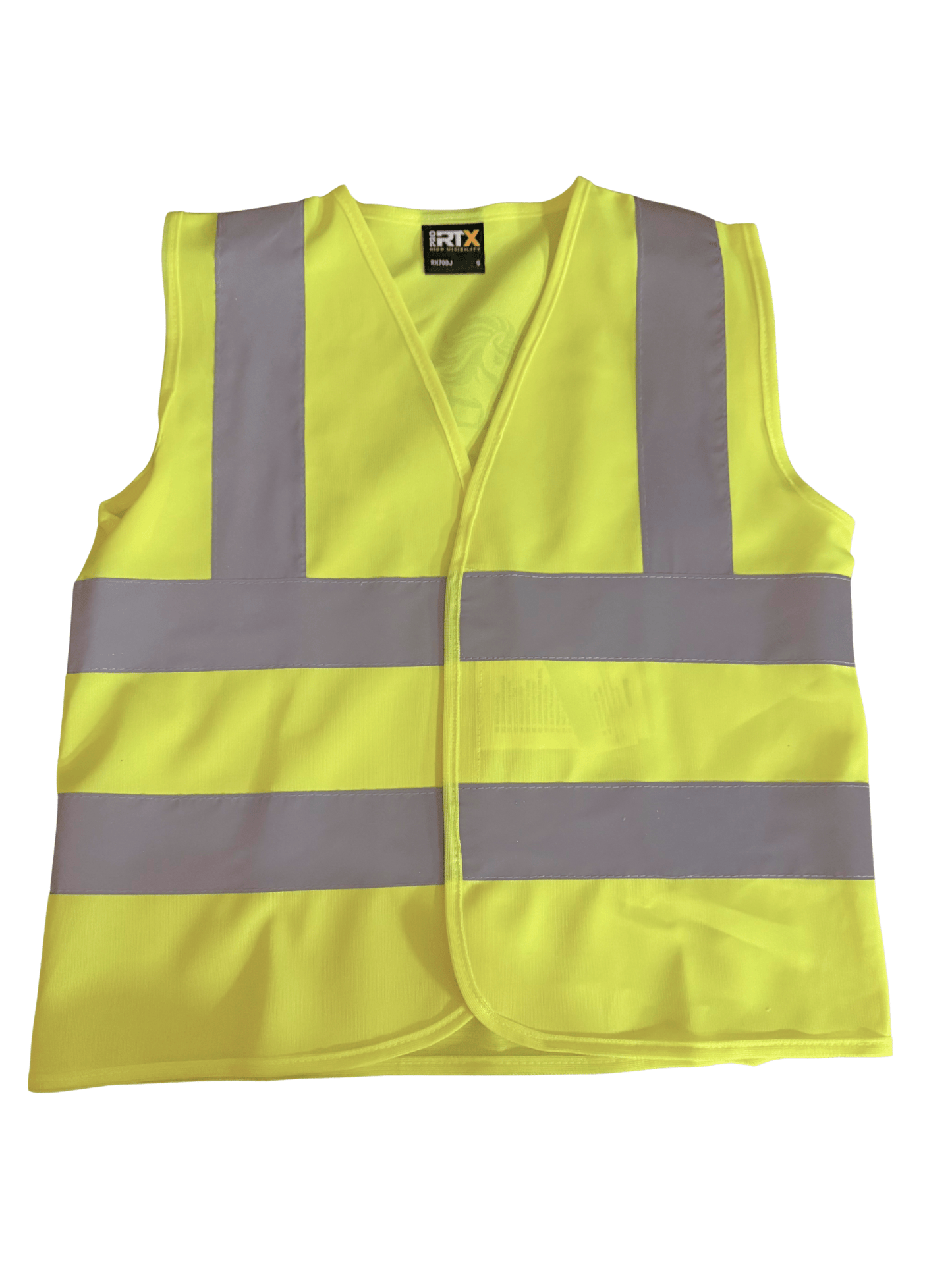 Kids hi vis vest yellow - Young Rider Please Pass Wide & Slow - Bespoke By Sophia