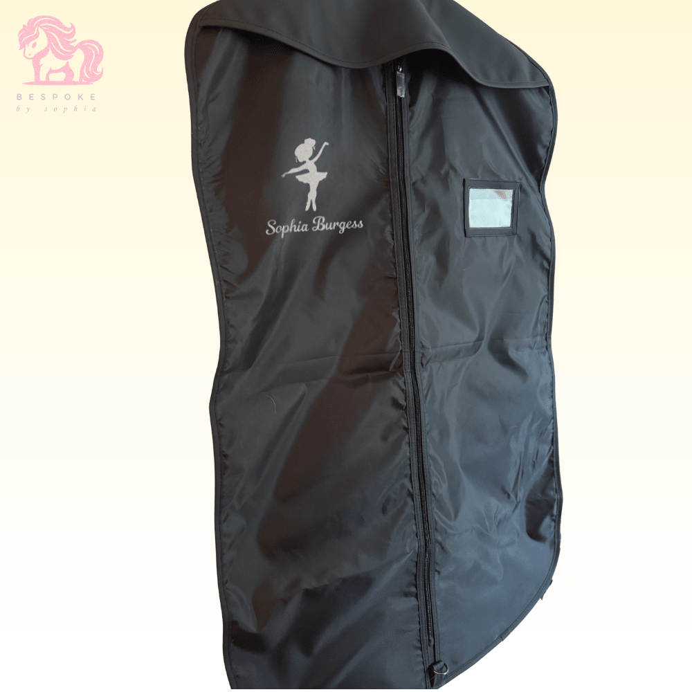 Personalised Dance Cotume Bag Pink ballerina design - Bespoke By Sophia